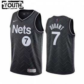 Barn Brooklyn Nets Tröja Kevin Durant 7 2020-21 Earned Edition Swingman